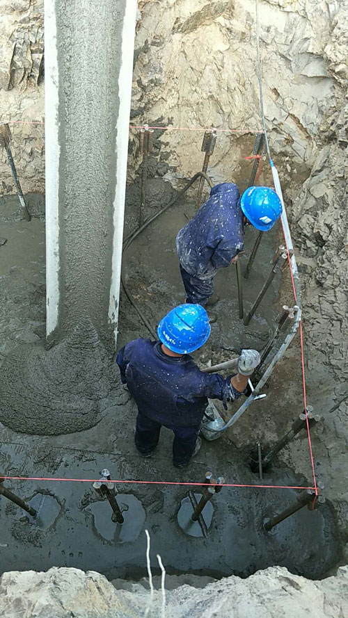 電力基礎施工案例